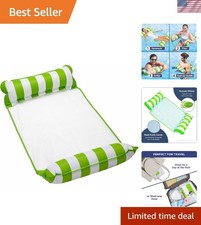 Lime Green Aqua 4-in-1 Pool Float   Perfect for Kids  Adults to Enjoy Floating