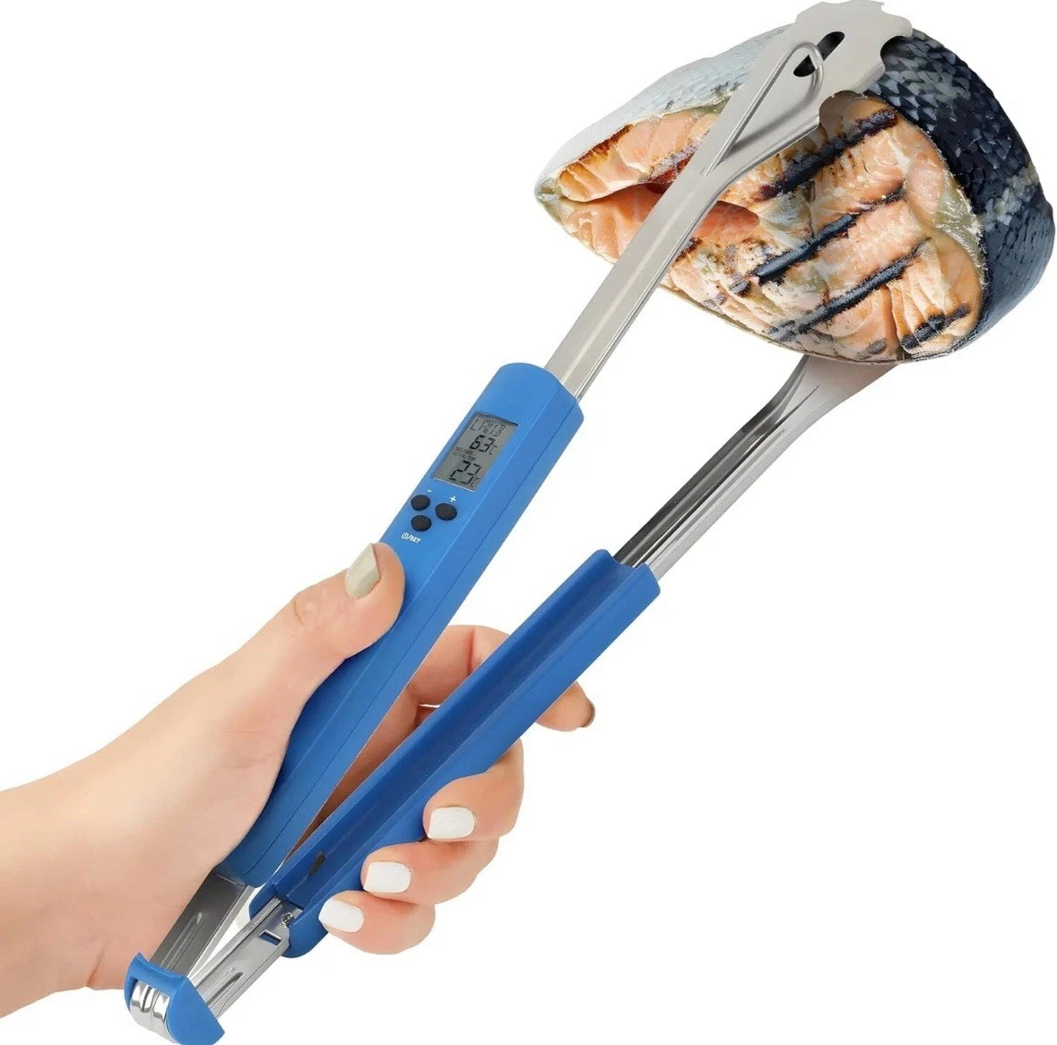 Kitchen Tongs with Thermometer for Instant Read Out NEW - FREE SHIPPING