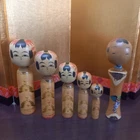 6 Kokeshi SUPER-VALUE PACK A: 5 Sisters & Grapes /Box #029