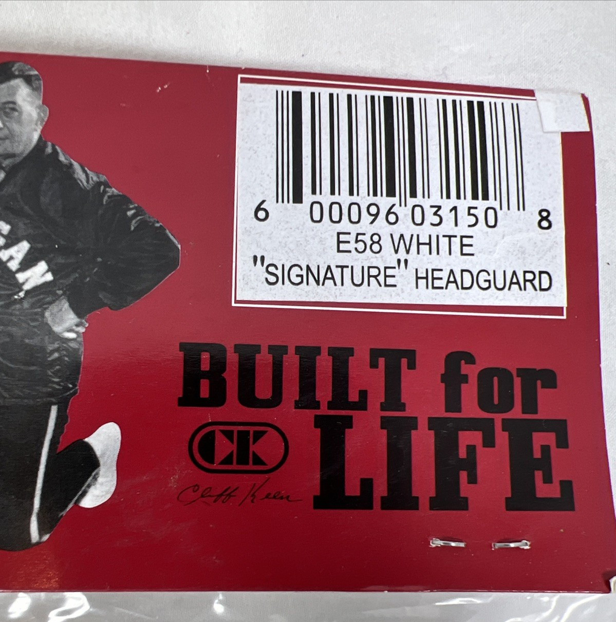 Cliff Keen Signature Wrestling Headgear Ear Guards Model E58 White