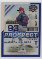 2024 Panini Prospect Edition Blue Prizm 76/149 Hurston Waldrep #96 15t1