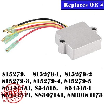 Mercury 6-Wire Regulator Rectifier 40-275HP Voltage Stabilizer 815279T
