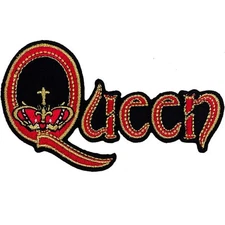 Patch - C&D Visionary - Queen 1973 Logo 4"x2.5" Iron-On Embroidered
