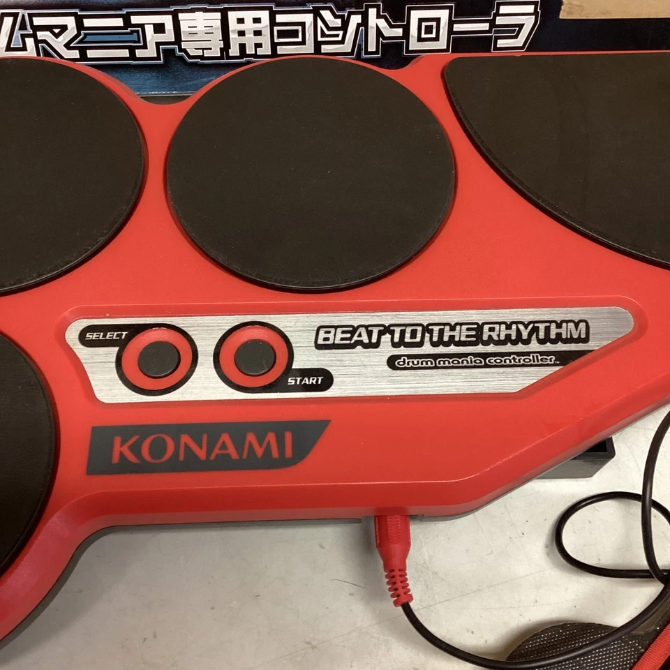 KONAMI Play station 2 accessories controller for drum mania red 2 drum sticks - Image 2 of 4