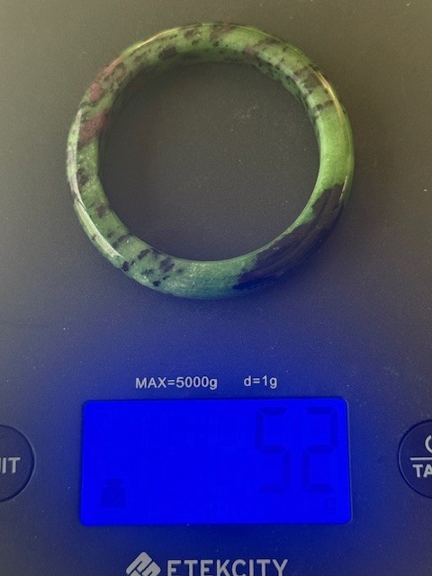 Green Ruby Zoisite Bangle Bracelets Bangle - image 3