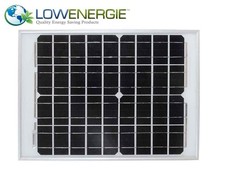 20w Lowenergie Solar Panel Mono-Crystalline PV Photo-voltaic Boat Caravan Home