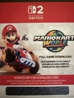 Mario Kart World Digital Code Nintendo Switch 2