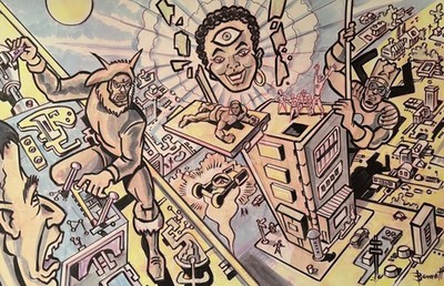 EYE IN THE SKY * MIKE BENNETT'S  ORIGINAL  ART   (2025) 10/12/2025
