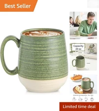 Versatile 20oz Ceramic Mug with Comfortable Handle - Gift-Ready & Durable
