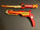 Vintage Power Rangers Ninja Storm Gun & Samurai Sword Blaster-works