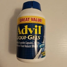 Liquid Gels Pain Reliever Fever Reducer 200 Liquid Filled Capsules Exp 12/2026