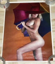 Silvermoon 1986 Carnival Posters Garage Poster Man Cave Hot Girl with Umbrella