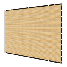 12x20ft 90% UV Filtering Shade Cloth Tough HDPE 160GSM Beige