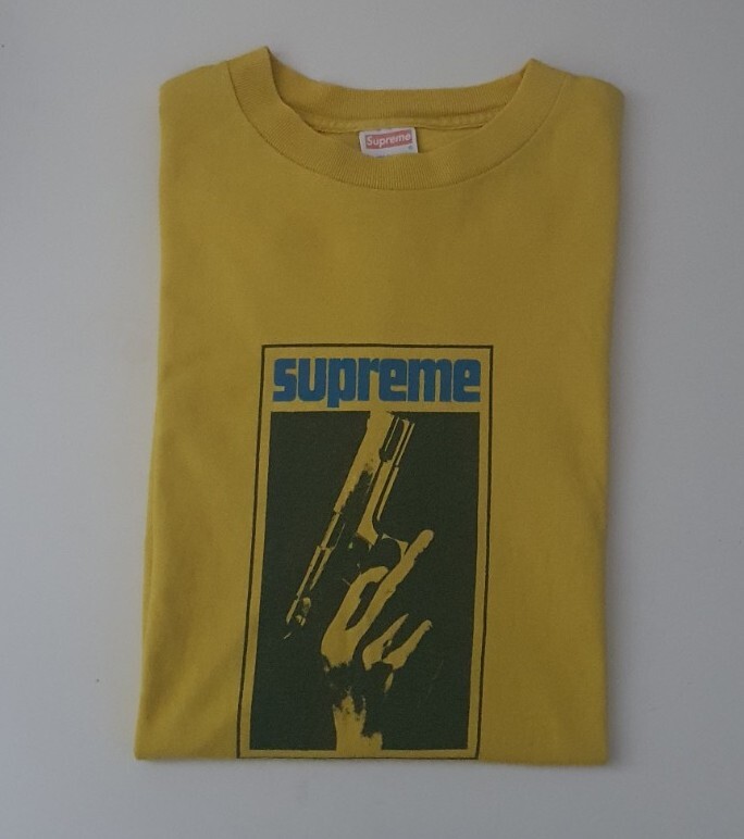 タグ付き Supreme Records Tee Yellow L Supreme Records Tee Yellow M