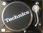 DJ Slipmat Technics classic black/white for vinyl record - 1200 or any turntable