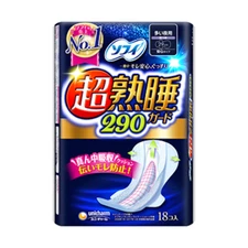 Sofy Chojyukusui Guard 290, Maxi Pads With Wings, Overnight