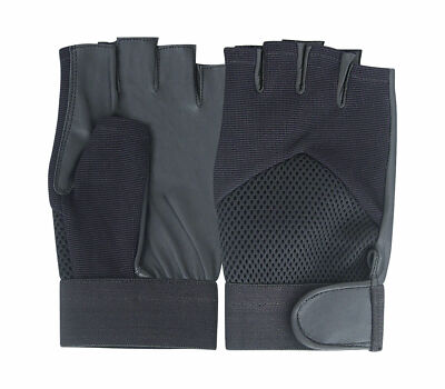 Schwarze Bus Radfahren Fahren Fingerlose Handschuhe LANGLEBIG!  XS - XXL | Versandkostenfrei