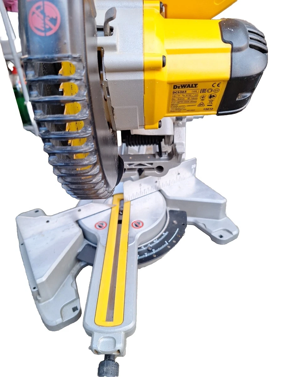 DEWALT DCS365M2 18V Cordless 184mm Mitre Saw Body Only eBay