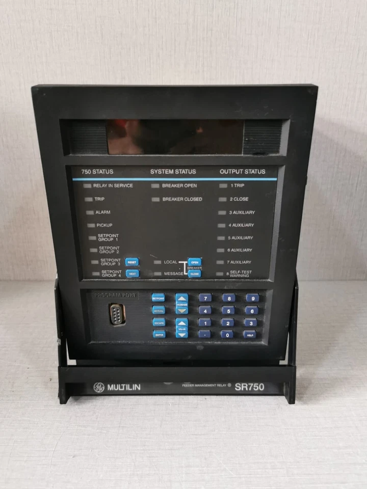 GE SR750 FEEDER MANAGEMENT RELAY 750-P1-G1-S1-HI-A20-R WITHOUT ANY ACCESSORIES - Image 2 of 4