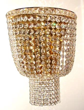 Austrian Swarovski Crystal wall mounting chandelier 18x18 inch