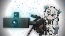 Anime girls rifles gun hitsugi no chaika chaika Custom Gaming Mat Desk