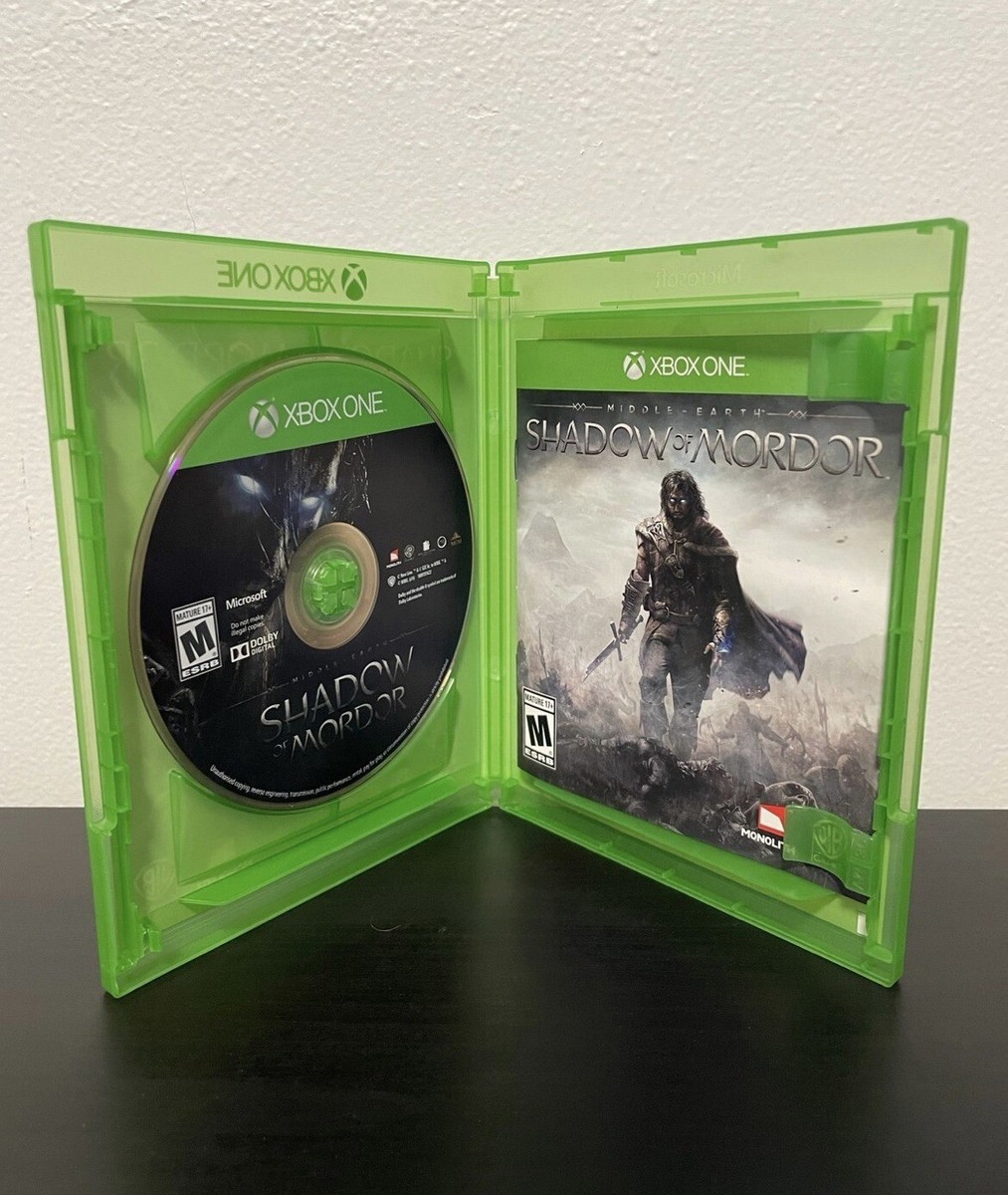 Middle Earth Shadow Of Mordor Xbox One CIB LOTR Hobbit Video Game