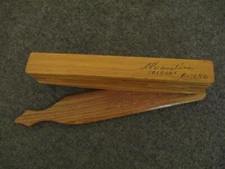 CORNELIUS TURKEY CALL WOODEN BOX DOUBLE SIDED SIGNED 10/2001 F=1250