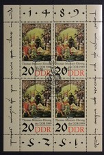 NRD: Michel-Nr 3271 "500. Geb. von Thomas Müntzer" Mały łuk z 1989 roku, st.