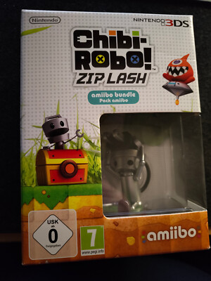 Chibi Robo Zip Lash - Amiibo Bundle - Nintendo 3DS - komplett - neuwertig