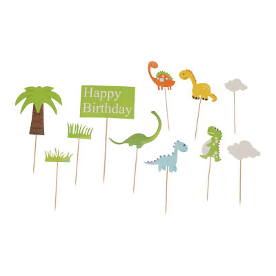 Cake Topper Dinosaurier Tortendeko Kindergeburtstag Kuchendeko Tortenstecker