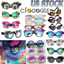 Outdoor Cycling Sunglass Goggles Steampunk Goggles Kaleidoscope Glasses Gothic