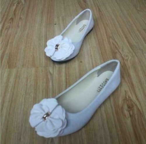 Ballerine donna scamosciate scarpe da barca mocassini slip punta tonda fiori décolleté casual - Foto 8 di 22
