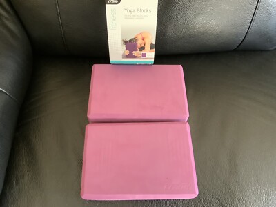 Crane Maroon Yoga Block 2er Pack