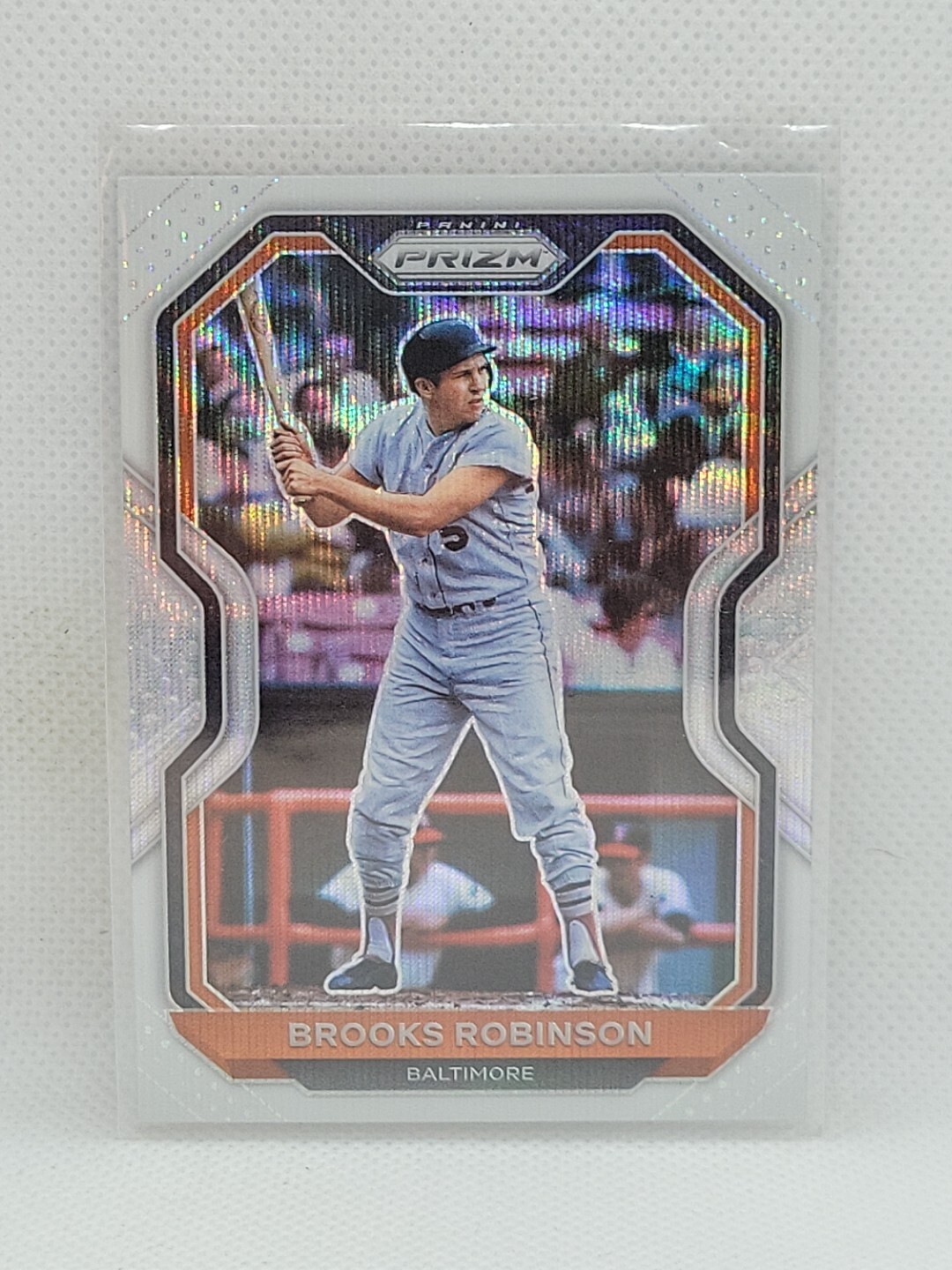 Brooks Robinson 2021 Prizm Baseball White Wave Prizm #59 NrMt
