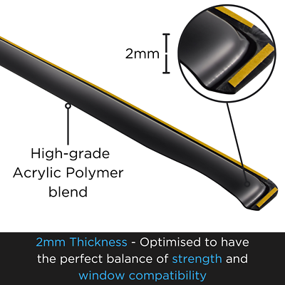 SET ANTIVENTO DEFLETTORI FARAD ANTERIORI PER VOLKSWAGEN GOLF SPORTSVAN - Foto 13