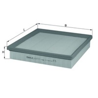 Luftfilter Knecht LX 2077/3 FüR BMW