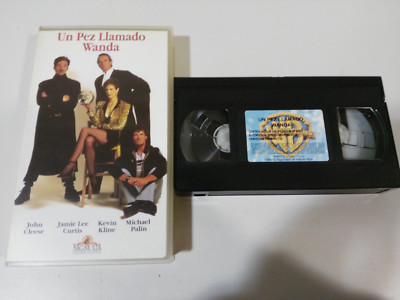 Ein Fisch Namens Wanda Tape VHS Kevin Kline Jamie Lee Curtis Spanisch