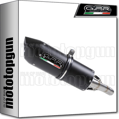 GPR EXHAUST CAT FURORE BLACK HONDA SW-T 400 IE 2013 13