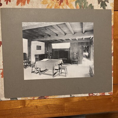 Vintage John Ward House Salem Mounted Colonial Architecture Photo Massachusetts
