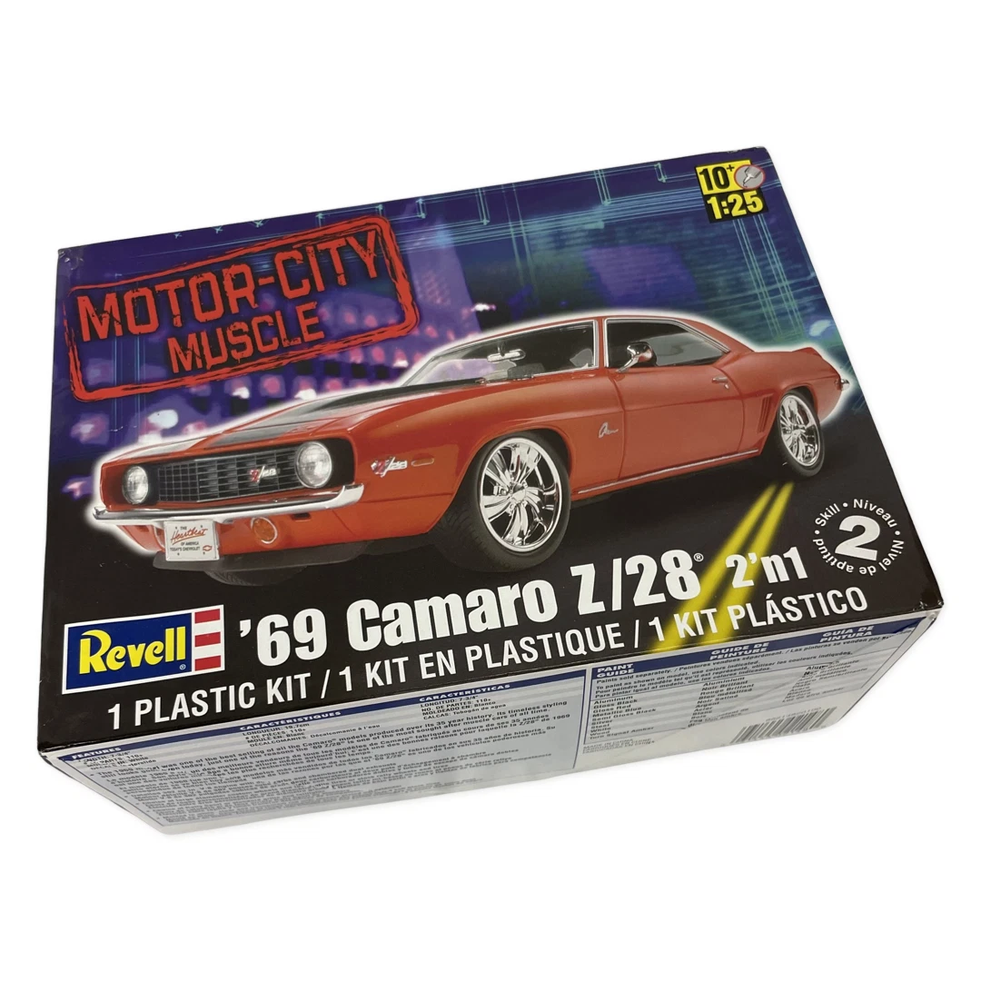 Revell '69 Camaro SS 396 1/25 Scale Plastic Model Kit (85-4525) for sale  online