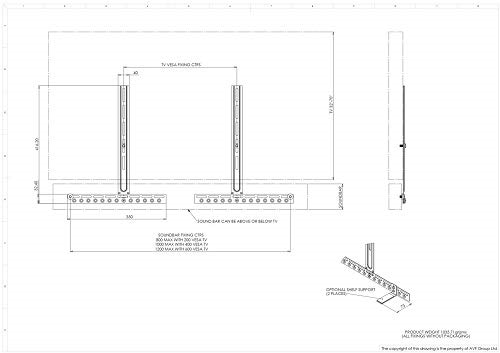 avf universal soundbar bracket