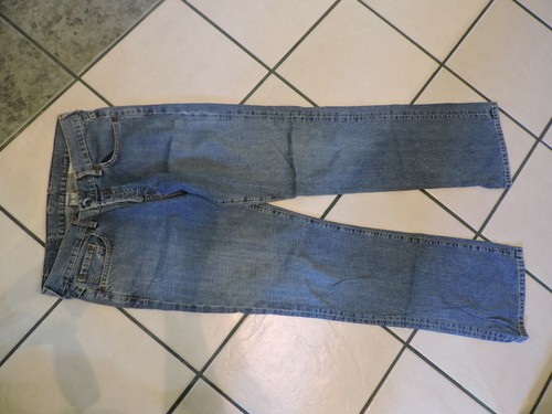 COTTON STRAIGHT LEG JEANS MISSING BACK 