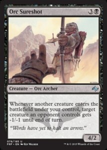 Orc Sureshot - Foil x1 - Fate Reforged - NM-Mint, English - Fate Reforged