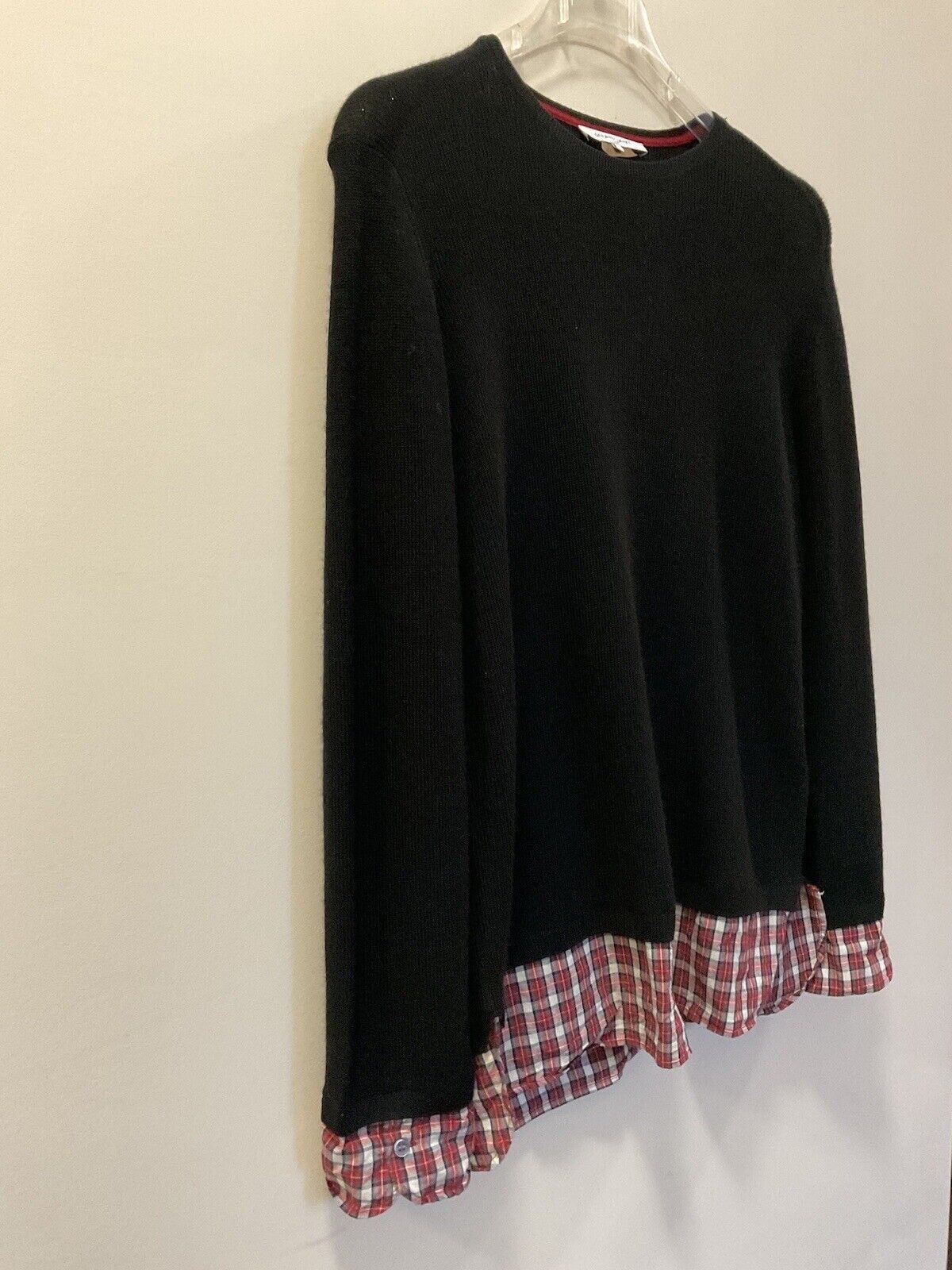 Gerard Darel Black Wool Blend Long Sleeve Layered… - image 3