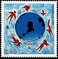 FRANCE 1991 MOZART  YT n° 2695 neuf ★★ Luxe / MNH  (A)