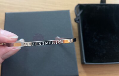 Armreif  'Herzenmensch'   Silber, verstellbar, *Valentinstag* Muttertag