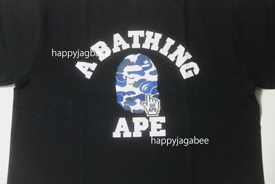 A BATHING APE Men's BAPE CAMO GO APE POINTER COLLEGE TEE A BATHING APE Men's BAPE CAMO GO APE POINTER COLLEGE TEE