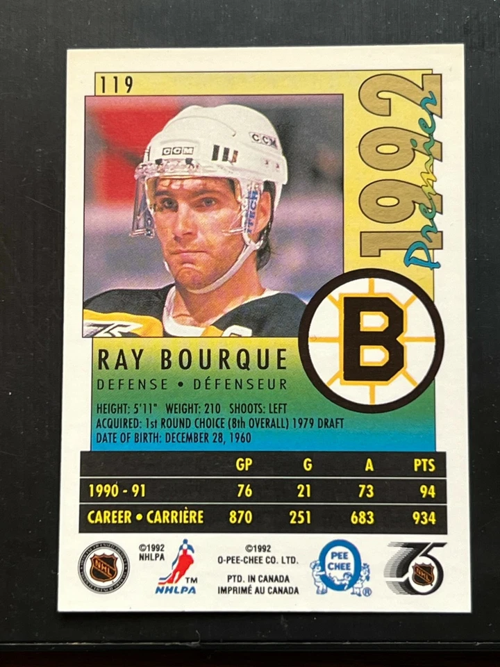 1991-92 OPC Premier Hockey - Image 2 of 2