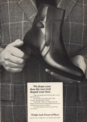 1970 Wright Arch Preserver Shoes: The Way God Shaped Your 1970 Wright Arch Preserver Shoes: The Way God Shaped Your