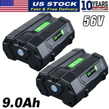 2PACK 56V 9.0Ah Lithium-ion Battery For EGO POWER+ BA2800T BA5600T Fuel Gauge
